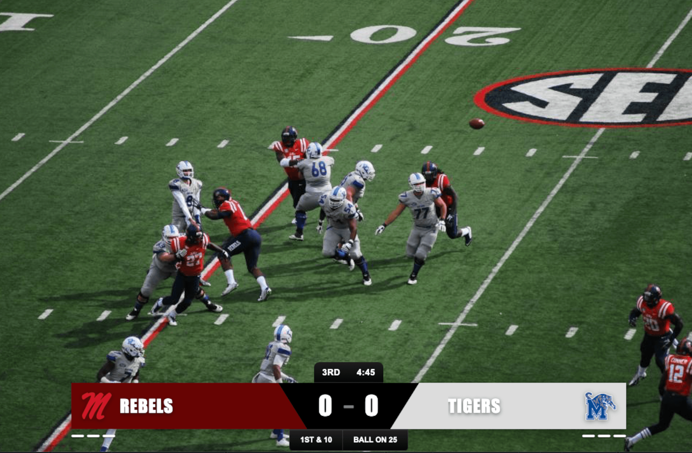 Scoreboard overlay preview